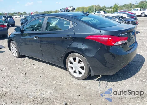 2012 Hyundai Elantra Limited (Ulsan Plant) из США, поврежденный, VIN KMHDH4AE1CU378381
